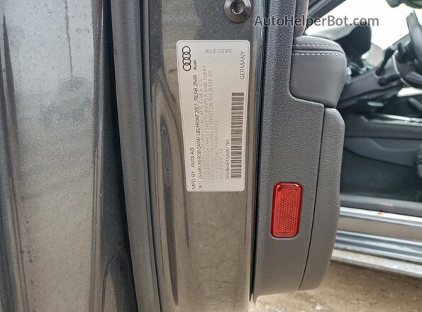 WAUB4AF43JA061784 2018 AUDI S4 Gray 