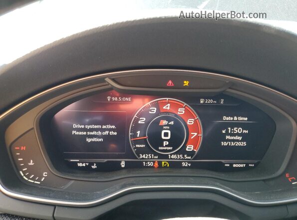 WAUB4AF43JA137567 2018 AUDI S4 Black 