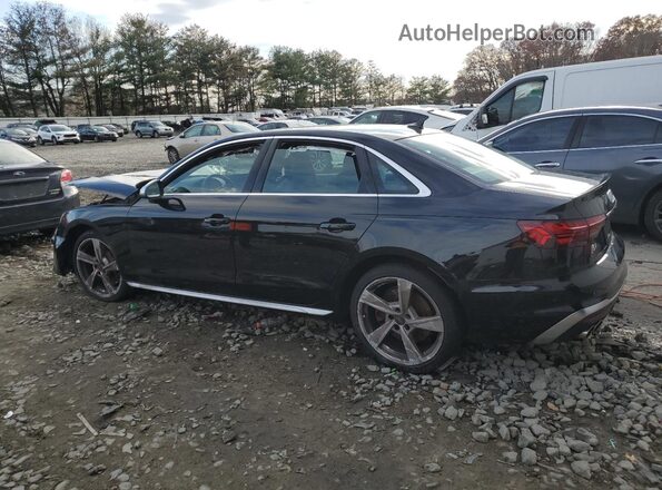 WAUB4AF45NA009501 2022 AUDI S4 Черный Задняя левая четверть