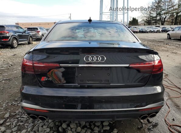WAUB4AF45NA009501 2022 AUDI S4 Черный Вид сзади