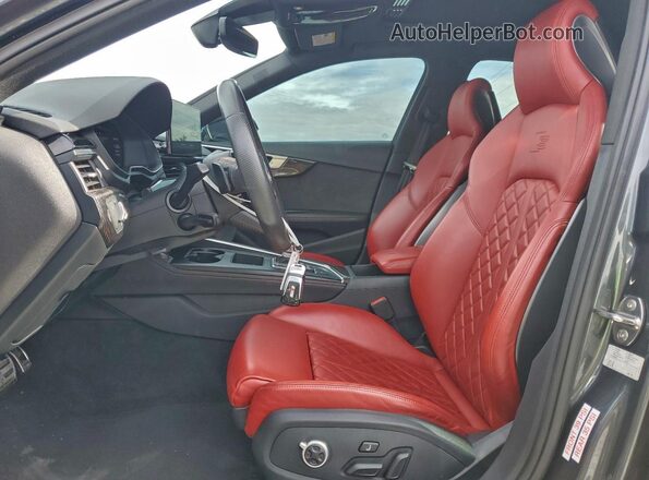 WAUB4AF46LA060597 2020 AUDI S4 Gray Вид салону спереду