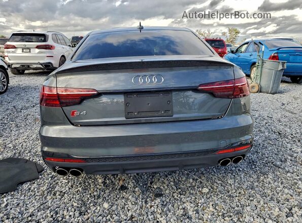 WAUB4AF46LA060597 2020 AUDI S4 Gray Вид ззаду