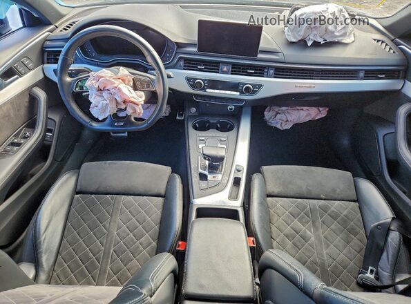 WAUB4AF47KA119591 2019 AUDI S4 Gray Dashboard view