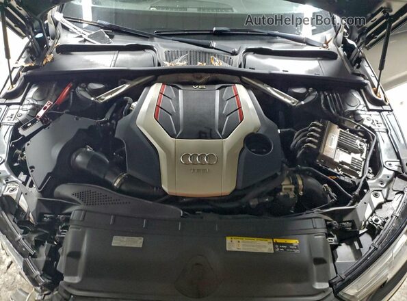 WAUB4AF47KA119591 2019 AUDI S4 Gray Rear interior view