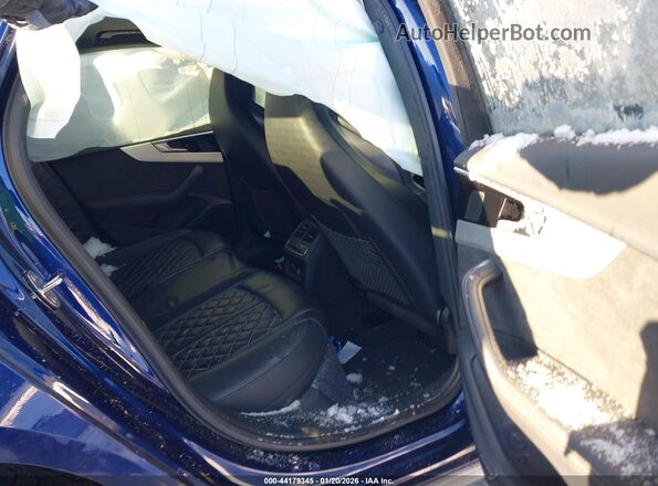 WAUB4AF47MA017467 2021 AUDI S4 Blue Vista de la etiqueta del VIN