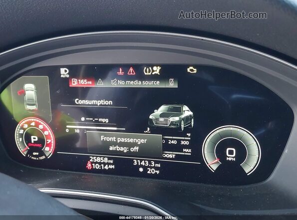 WAUB4AF47MA017467 2021 AUDI S4 Blue Vista de los asientos traseros
