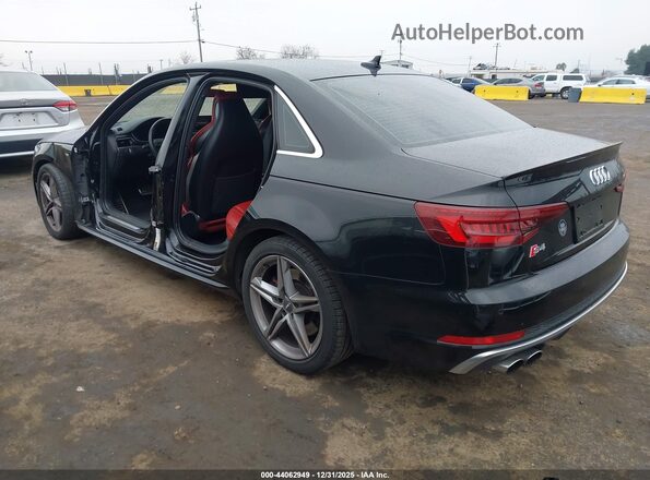 WAUB4AF48JA201764 2018 AUDI S4 Черный Задняя левая четверть