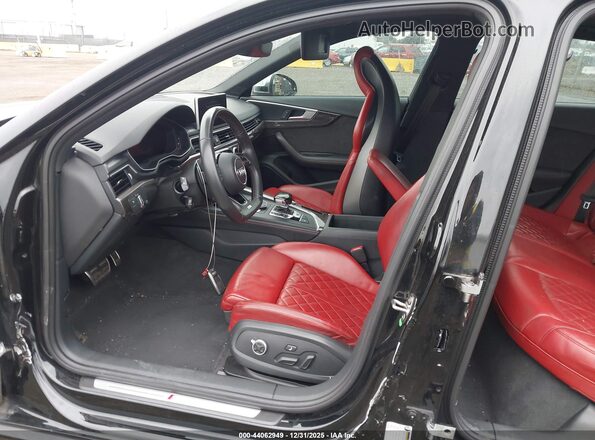 WAUB4AF48JA201764 2018 AUDI S4 Черный Вид салона спереди