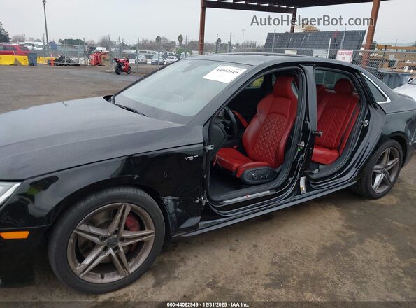 WAUB4AF48JA201764 2018 AUDI S4 Черный Вид спереди
