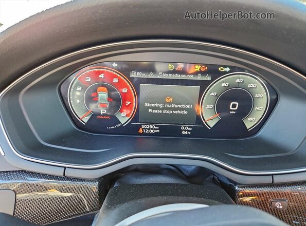 WAUB4AF49MA026218 2021 AUDI S4 Black Instrument cluster view