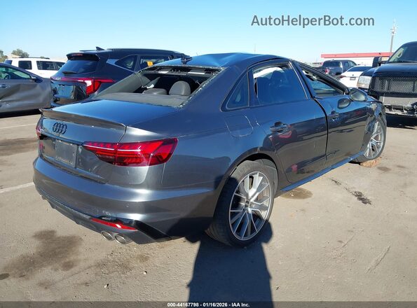 WAUB4AF49NA033249 2022 AUDI S4 Gray Задня права чверть