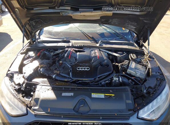 WAUB4AF49NA033249 2022 AUDI S4 Gray Вид ззаду
