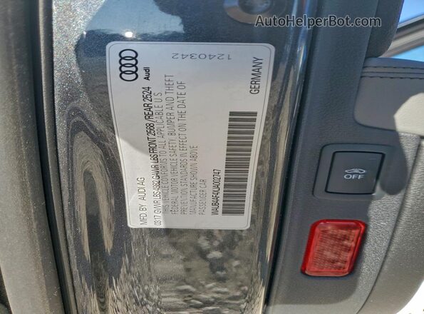 WAUB4AF4XJA002747 2018 AUDI S4 Gray 