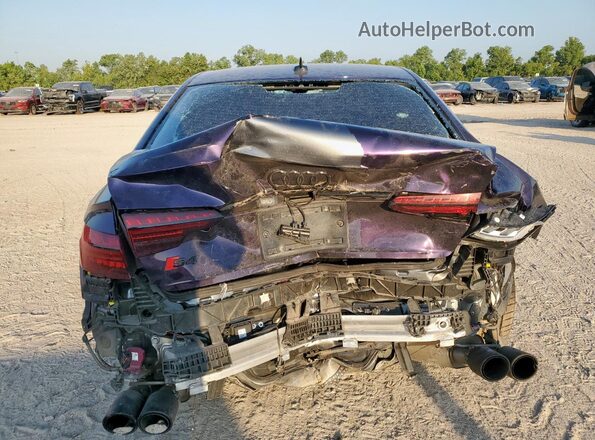 WAUB4AF4XPA009948 2023 AUDI S4 Purple უკანა ხედი