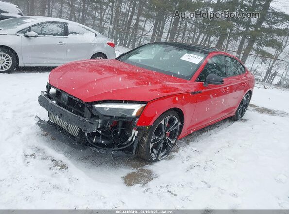 WAUB4CF56PA014553 2023 AUDI S5 Red Передня ліва чверть