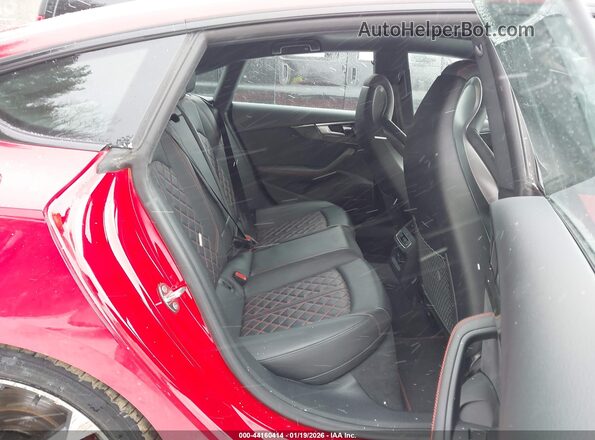 WAUB4CF56PA014553 2023 AUDI S5 Red Вид наклейки з VIN-кодом