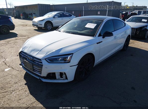WAUB4CF5XKA016377 2019 AUDI S5 White წინა მარცხენა ხედი სამი მეოთხედიდან