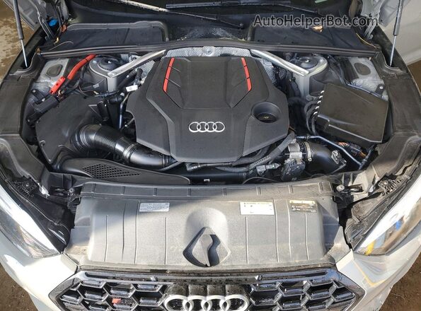 WAUB4CF5XNA015458 2022 AUDI S5 Серый Вид задней части салона