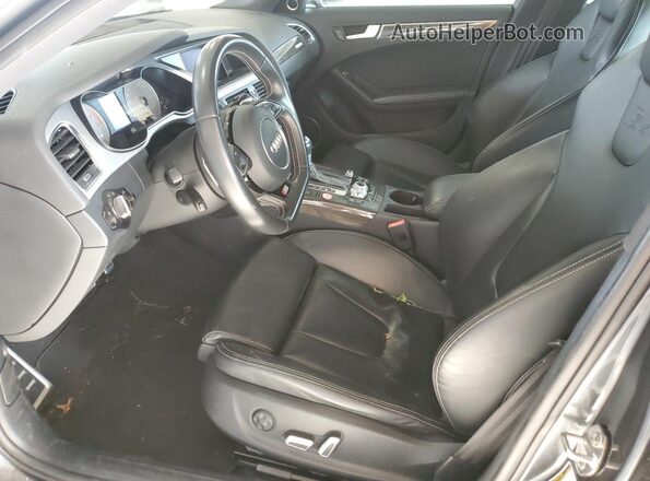 WAUBGAFL5GA008687 2016 AUDI S4 Gray Widok wnętrza z przodu