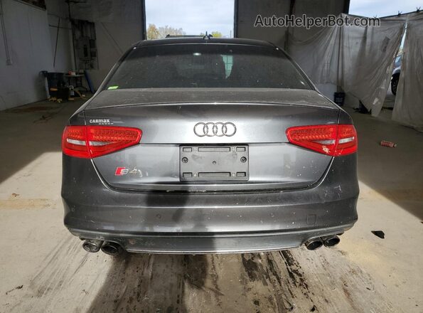WAUBGAFL5GA008687 2016 AUDI S4 Gray Widok z tyłu
