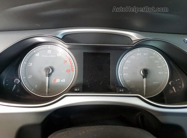 WAUBGAFL5GA008687 2016 AUDI S4 Gray Widok zestawu wskaźników