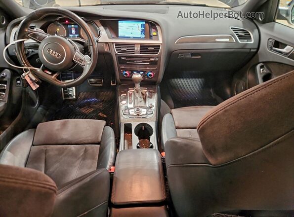 WAUBGAFL8GA000986 2016 AUDI S4 Black Vista del salpicadero