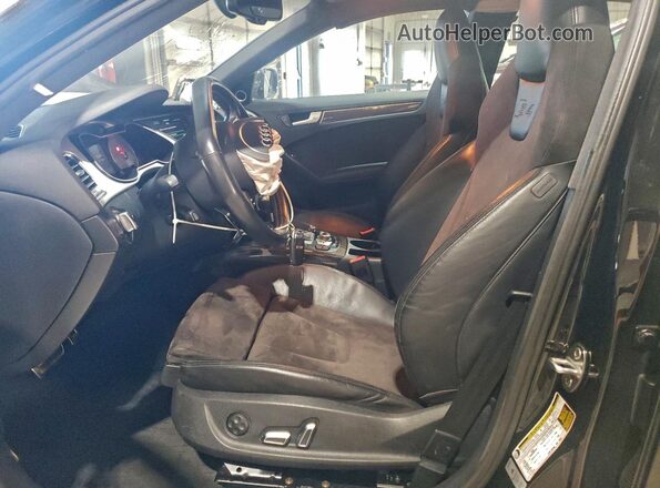 WAUBGAFL9GA001550 2016 AUDI S4 Black წინა სალონის ხედი