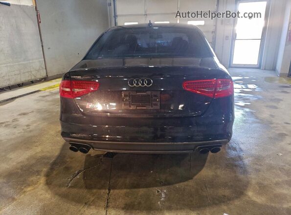 WAUBGAFL9GA001550 2016 AUDI S4 Black უკანა ხედი
