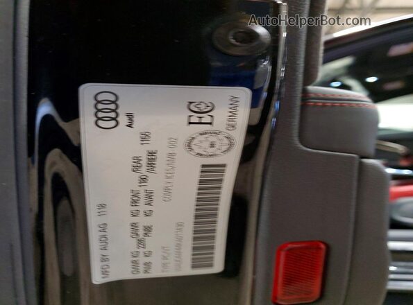 WAUC4AF44KA017430 2019 AUDI S4 Black Vista de la etiqueta del VIN