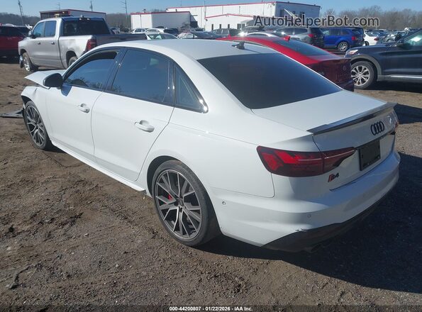WAUC4AF4XMA086237 2021 AUDI S4 White Հետևի ձախ
