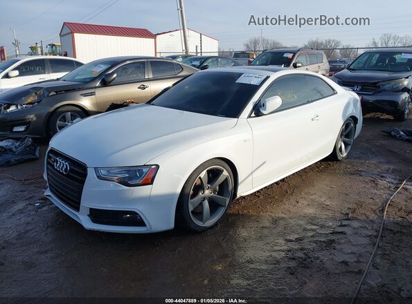 WAUC4AFR5GA045174 2016 AUDI S5 White Front left