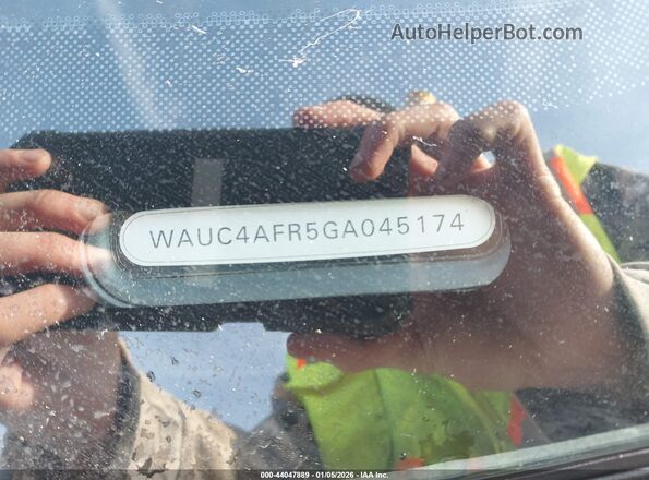 WAUC4AFR5GA045174 2016 AUDI S5 White Engine compartment view