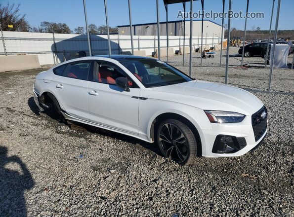 WAUC4CF50NA015621 2022 AUDI S5 White Передня права чверть