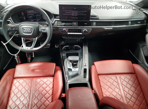 WAUC4CF51PA066418 2023 AUDI S5 Gray Dashboard view