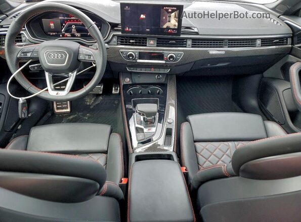 WAUC4CF53RA068528 2024 AUDI S5 Green Dashboard view