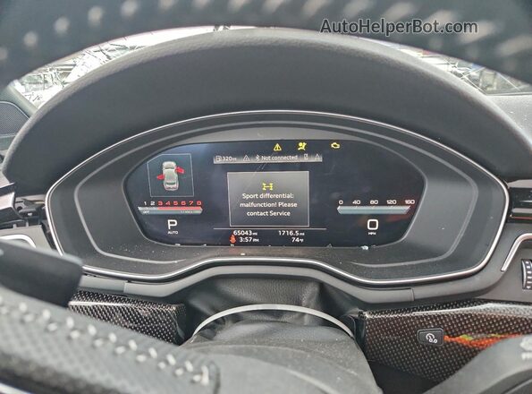 WAUC4CF54LA012542 2020 AUDI S5 Белый Вид щитка приборов