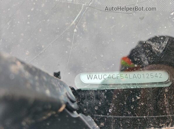 WAUC4CF54LA012542 2020 AUDI S5 Белый Вид подкапотного пространства
