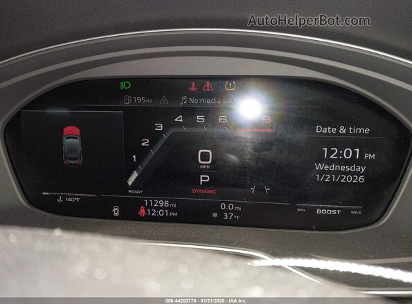 WAUC4CF54RA122774 2024 AUDI S5 Red უკანა სავარძლების ხედი
