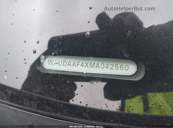 WAUDAAF4XMA042560 2021 AUDI OTHER White Вид підкапотного простору
