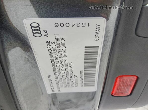WAUDAAF4XRN013771 2024 AUDI OTHER Gray Вид підкапотного простору
