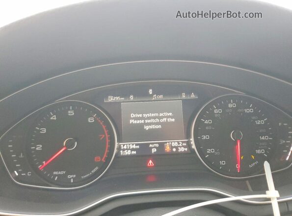 WAUDAAF4XRN013771 2024 AUDI OTHER Gray Вид щитка приладів