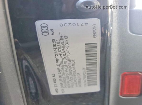 WAUDACF55SA007796 2025 AUDI OTHER Black 