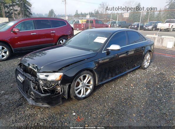 WAUDGAFL9GA003761 2016 AUDI S4 Black Առջևի ձախ երեք քառորդ տեսարան