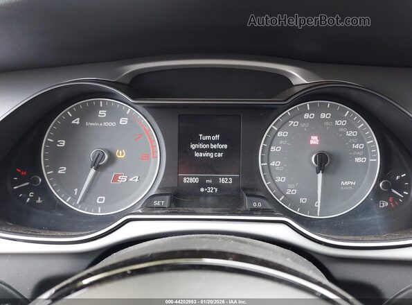 WAUDGAFL9GA003761 2016 AUDI S4 Black Հետևի նստատեղերի տեսք