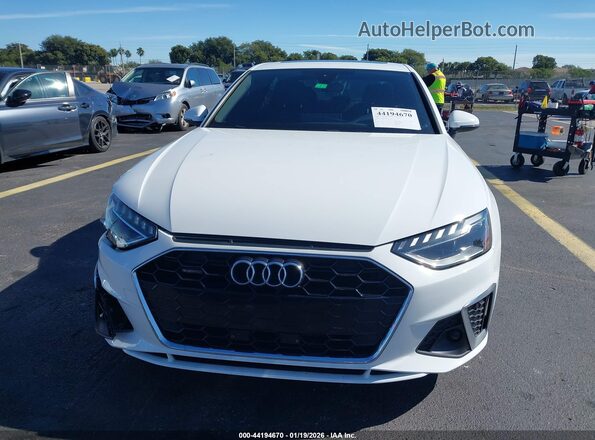 WAUENAF41LN009267 2020 AUDI OTHER White Widok zestawu wskaźników