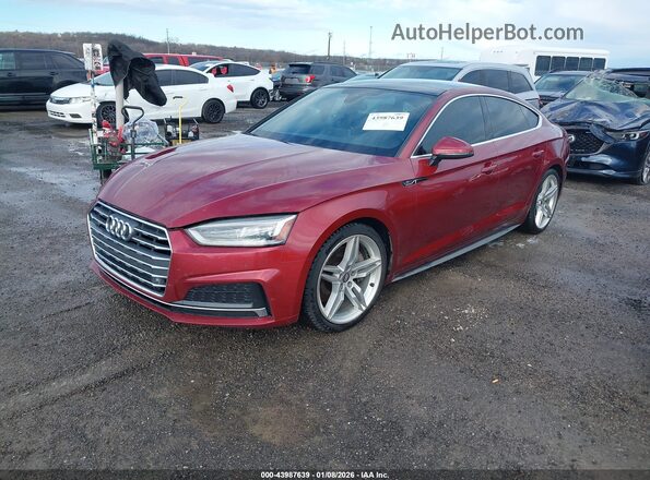 WAUENCF50JA010225 2018 AUDI OTHER Red Առջևի ձախ երեք քառորդ տեսարան