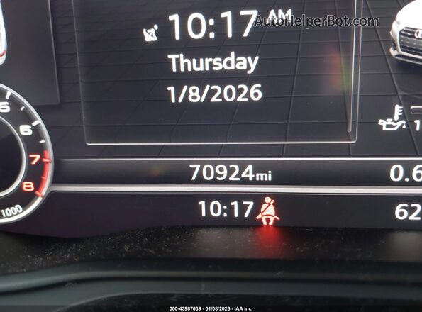 WAUENCF50JA010225 2018 AUDI OTHER Red 