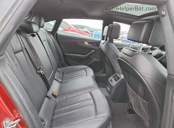 WAUENCF52JA016916 2018 AUDI OTHER Burgundy Widok tylnych siedzeń
