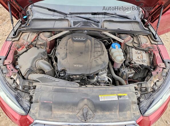 WAUENCF52JA016916 2018 AUDI OTHER Burgundy Widok wnętrza z tyłu