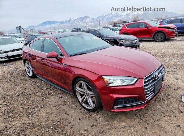 WAUENCF52JA016916 2018 AUDI OTHER Burgundy Przód prawy